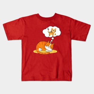 Cat vs Tiger Kids T-Shirt